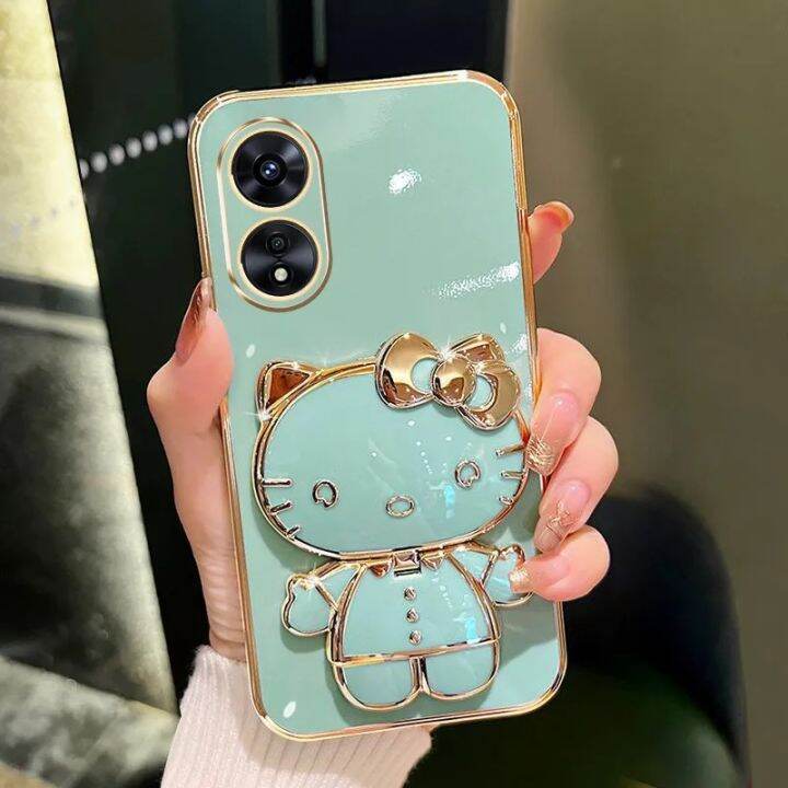 เคสโทรศัพท์สำหรับ Oppo A38 A18 A17k A78 A98 Reno 8t 5g ฝาหลังสุดหรู3