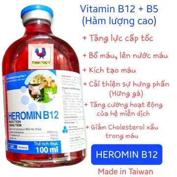 Cách sử dụng vitamin b12 tiêm cho gà và nguyên nhân gây viêm