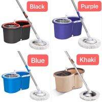 XIDI Normal set spin mop ชุดไม้ถูพื้น พร้อมถัง เป็นถังปั่นที่มาพร้อม ไม้ม๊อบถูพื้น ถังปั่นไม้ม็อบดันฝุ่น ตัวถังหนากว่าเดีม