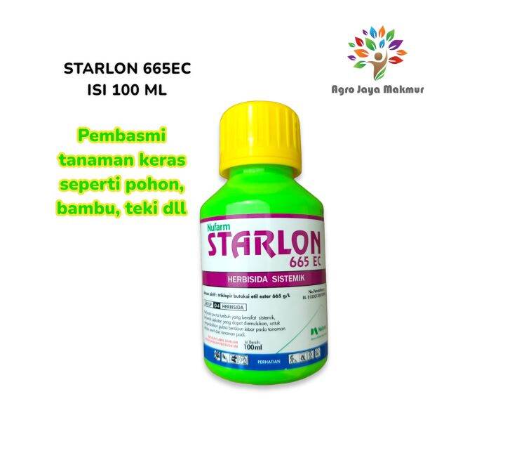 Herbisida Sistemik Starlon 665ec Isi 100 Ml Herbisida Purna Tumbuh