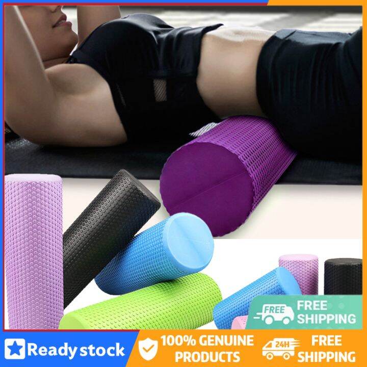 Ready Stock 304560cm Yoga Foam Roller High Density Eva Muscle Roller Self Massage Tool For Gym 7724