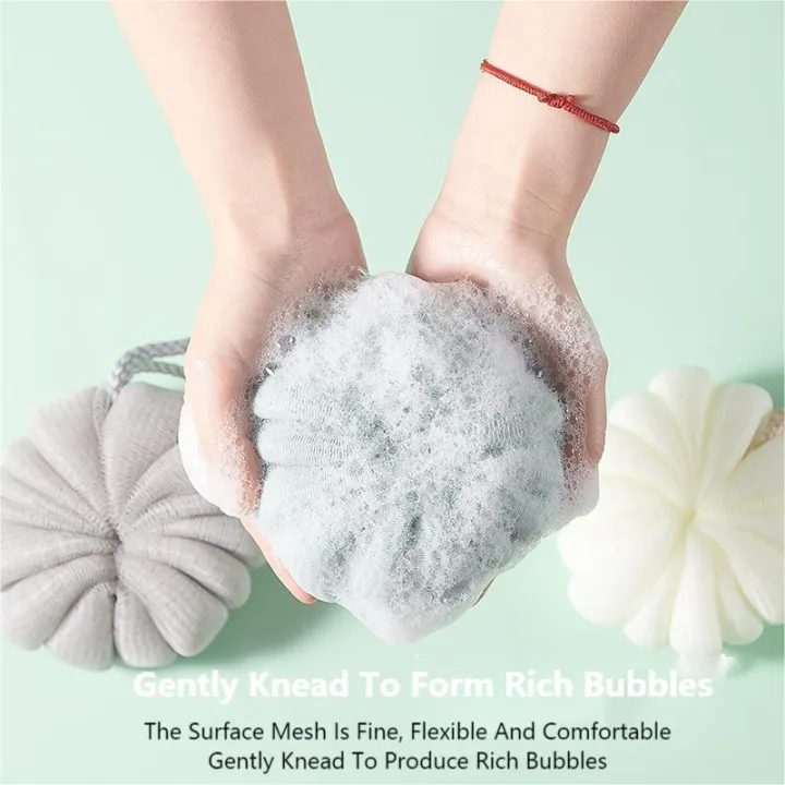 Bath Bubble Ball Soft Large Sponge Exfoliate Scrubber Cleaning Foaming
