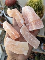 ?️ เซเลไนต์ สีพีช / Peace Selenite 
( Satin spar หรือ Orange Selenite ) 
เซเลไนต์เป็นหินที่คนรักหินมักจะต้องมีเสมอ เพิ่มเติมคือสีที่หวานคล้ายสีพีชธรรมชาติ 

✨ มี 4 ชิ้น ให้เลือก No. 1 - 4 คร้าบ

?