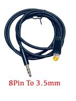 8 Pin To 3.5Mm Jack AUX Cable Lighting AUX หูฟังอะแดปเตอร์ Audio Extension Kable Connector Splitter สำหรับ iPhone 14/13/12/11