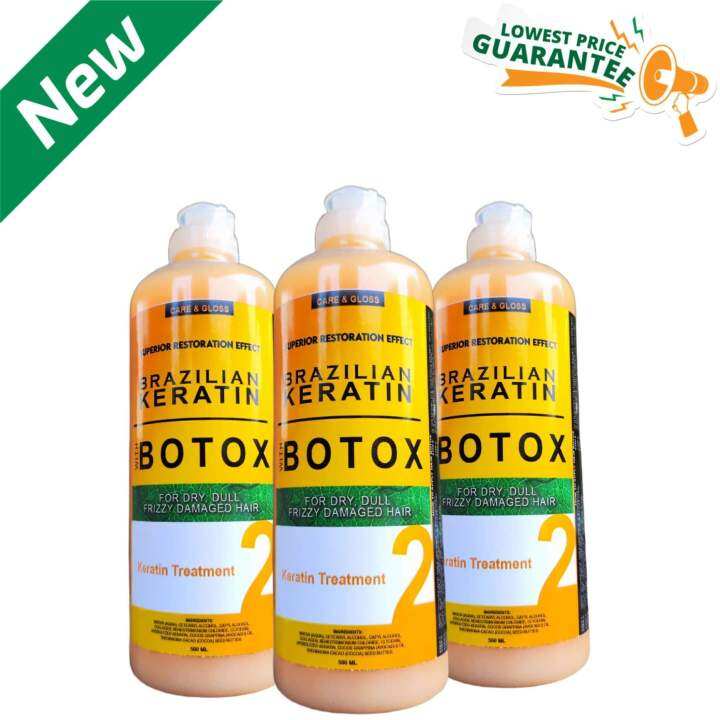 CARE&GLOSS BRAZILIAN KERATIN HAIR BOTOX 500ML Lazada PH