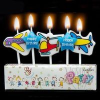 เทียนวันเกิดลายเครื่องบิน Airplanes Birthday Candles