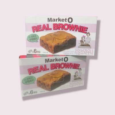 🚚🚚🚚พร้อมส่ง​ Market O​ Real​ BROWNIE​ ขนมนำเข้าจากเกาหลี​