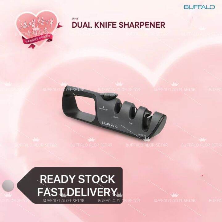 READY STOCK BUFFALO ADJUSTABLE ANGLE KNIFE SHARPENER/KNIVES SCISSOR