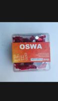 ฟิวส์เสียบ OSWA 10A ฟิวส์รถยนต์ ออสว่า สีแดง (1กล่อง100ตัว) ใช้ได้ทั้ง 12V. 24V.