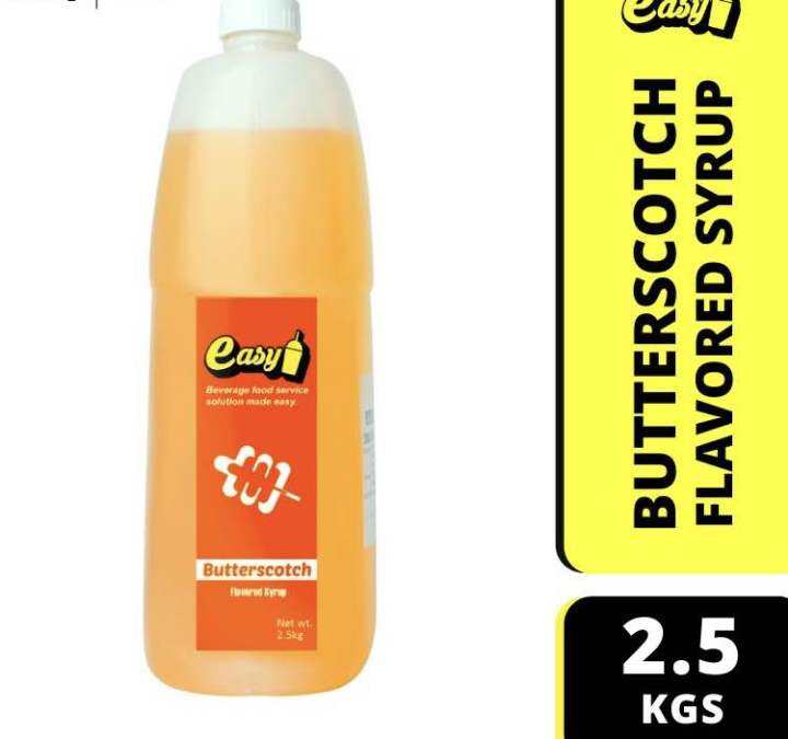 EASY BRAND Butterscotch syrup 2.5kg Lazada PH