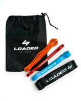 เซทยางยืดออกกำลังกาย 4 เส้น LOADED resistance bands