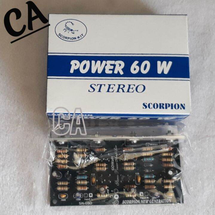 DRIVER POWER AMPLIFIER 60 WATT STEREO SCORPION Lazada Indonesia