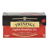 Twinings ทไวท์นิงส์ ชาอิงลิชเบรกฟาสต์  2กรัม x25ซอง of London English Breakfast tea ชาซอง ชา