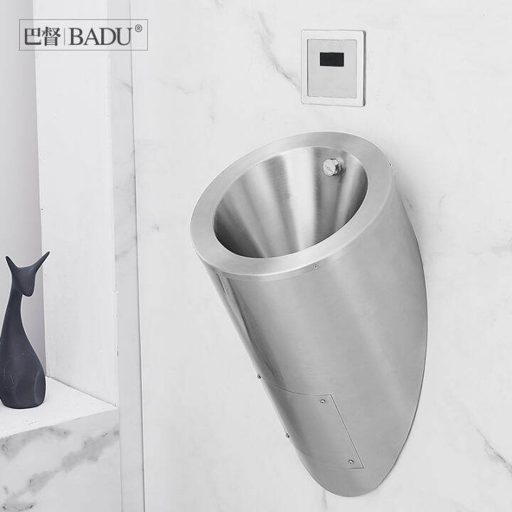 Batu 304 Stainless Steel Urinal Men's Bar Club Bathroom Wall-mounted 