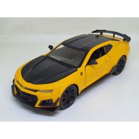 โมเดลรถเหล็ก Camaro สเกลประมาณ1:24 ยาวประมาณ 20cm มีเสียงมีไฟ