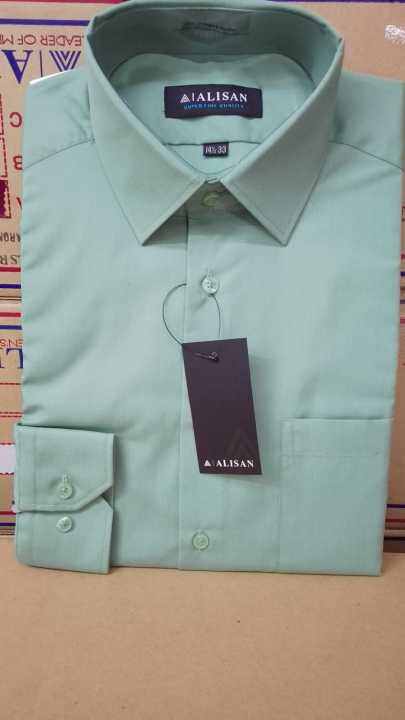 Kemeja Lengan Panjang Alizah Green