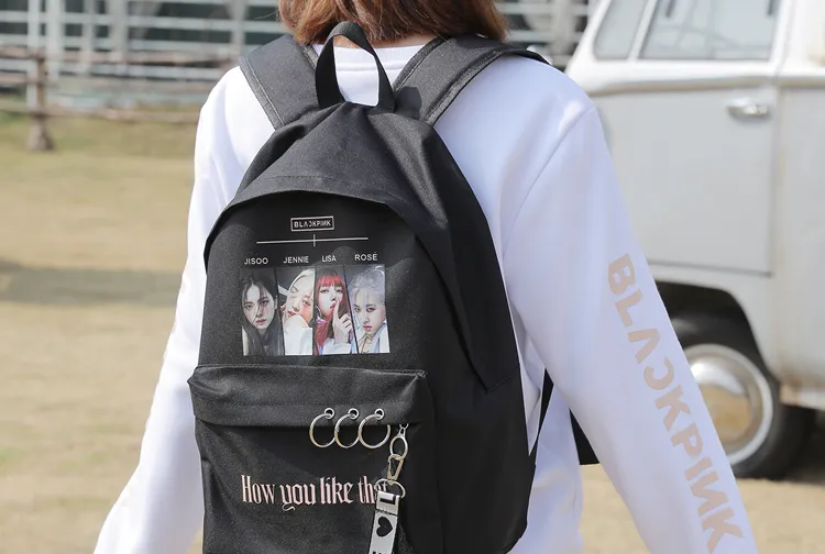 Bts Backpack With The Same Ribbon For Men And Women Backpack Usb Charging  Peripheral Students Side Schoolbag Tidea-1