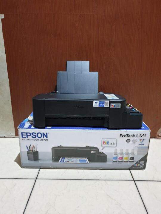 Printer tinta sublim Epson L121 siap pakai Secound mulus seperti baru