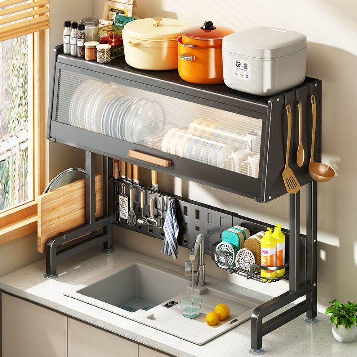 Kitchen Sink Storage Shelf Scullery Sink Cupboard MultiFunctional