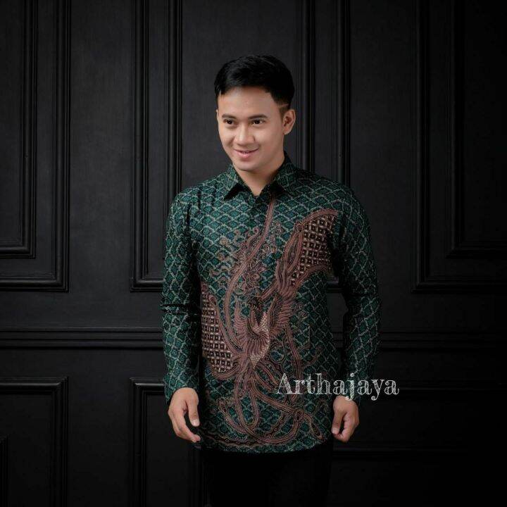 Baju Batik Pria Lengan Panjang Trend 2024 | Lazada Indonesia