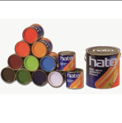 HATO สีเคลือบเงา ฮาโต้ ขนาด 1 ปอนด์(0.2ลิตร) และ 1/4 ปอนด์(0.05ลิตร) มีทุกสี