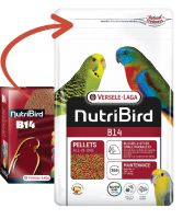Nutribird B14 นูทริเบิร์ด อาหารนก อัดเม็ดอาหารนกกรงหัวจุก อาหารเสริมนก ฟอพัส หงส์หยก เลิฟเบิร์ด ค็อกคาเทล แบ่งขาย EXP: 24/11/2023