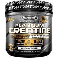 MuscleTech, Essential Series, Platinum 100% Creatine, Unflavored, 14.11 oz (400 g)