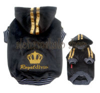 ROYAL DIVAS ชุดฮู้ด น้องหมา แมว สัตว์เลี้ยง Dog Clothes Pet Dress Cat Costume ใส่ประกวด ใส่เดินเล่นเฉิดฉาย