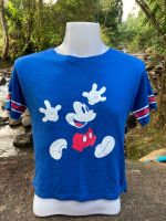 เสื้อวินเทจ เสื้อสะสม เสื้อ UniQlo เสื้อ Mickey mouse มือสองของแท้ อก 20 ยาว 23