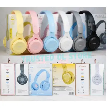 Promo Headset Bluetooth Bando Macaron Y08 Headphone Bass Stereo