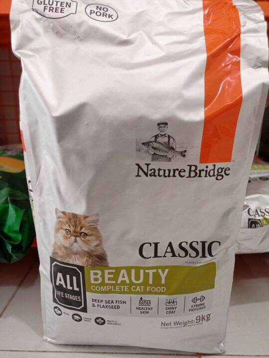 NATURE BRIDGE CLASSIC BEAUTY CAT FOOD ALL LIFE STAGE 9 KG Lazada