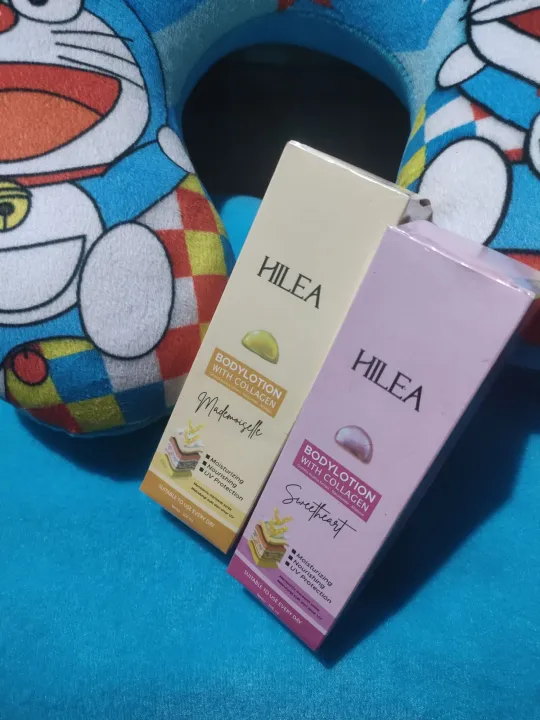 2 IN 1 PAKET BODY LOTION HILLEA body lotion with COLLAGEN Lazada