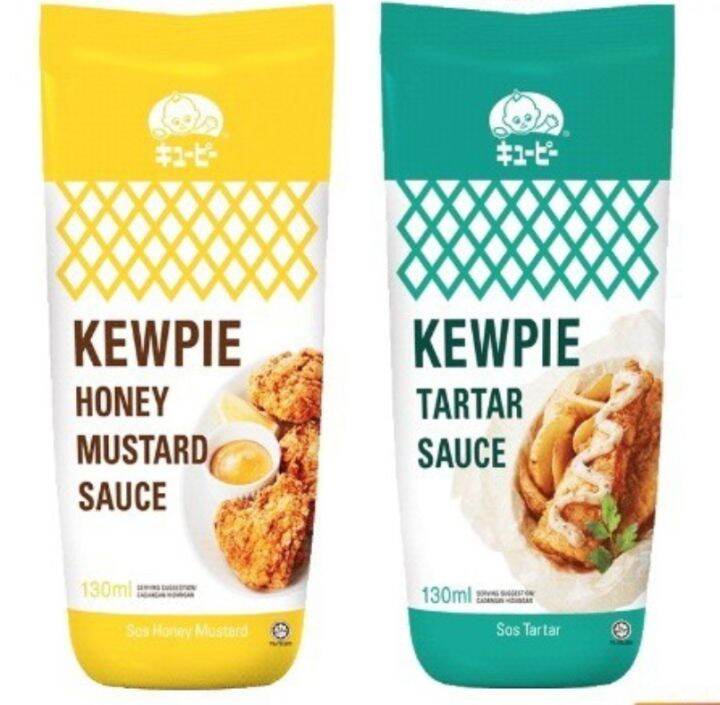 Kewpie Sauce (130ml) Honey Mustard Sauce / Tartar Sauce NATIONWIDE