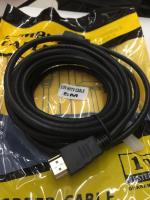 สายต่อจอคอม สายต่อจอทีวี HDMI ความยาว 5 เมตรมสีดำ อย่างดี สายหนา เส้นใหญ่