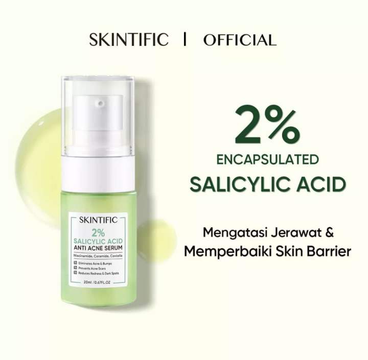 Skintific Salicylic Acid Anti Acne Serum Ml Niacinamide Ceramide Centella Skintific Anti