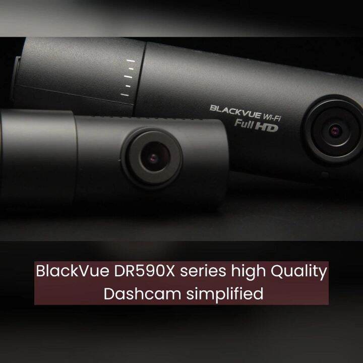 Blackvue DR590X-2CH Front & Rear Full HD Dashcam, Built-in WiFi ...
