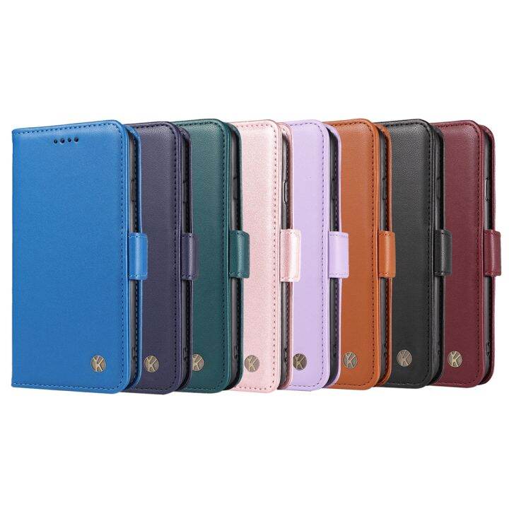 Phone Case For Vivo V29 V27 V27 Pro Side Buckle Leather Wallet Card Slot Flip Cover