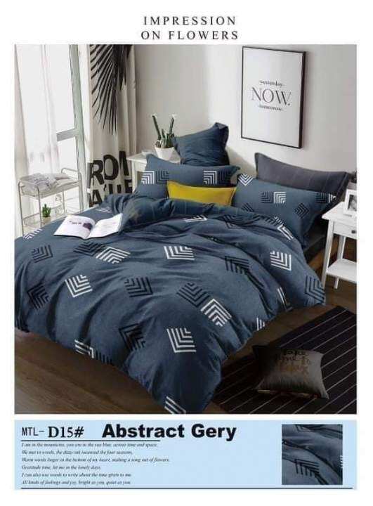 🌻Canadian Bed sheet ! Makapal ang tela Bedsheet&Full garterize Single 300 Double 350 Queen