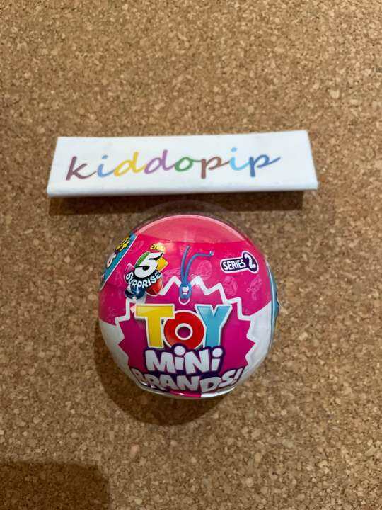 Toy Mini Brands Series 2 Wave 2 (5 Pack) Mystery Collectible Capsule