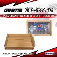 เพาเวอร์แอมป์กาเทีย GT 967 3,000 วัตต์ 4 channel