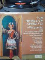 THE WORLD OF OPERETTA Hilde Gueden 00298  แผ่นเสียง vinyl Lp 33rpm 12"สภาพกำลังฟังได้ดีได้รับการตรวจสอบ