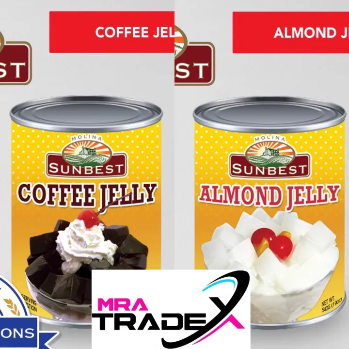 SUNBEST Coffee Jelly, Almond Jelly, 540g Lazada PH