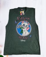 เสื้อแขนกุด แมวมาลีสีเขียวป้าย Disney