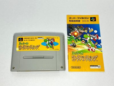 ตลับแท้ Super Famicom(japan)  Yoshis Safari  +คู่มือ   *ต้องใช้ Bazooga gun เล่น*