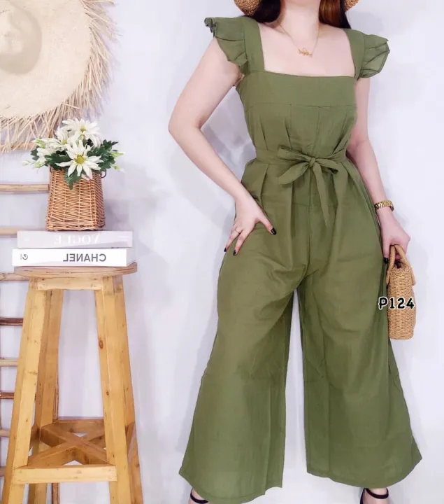 Irish jumpsuit with belt Lazada PH