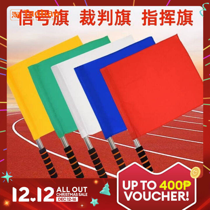 Track and Field Referee Signal Flag Flag Football Lineman Flag Red
