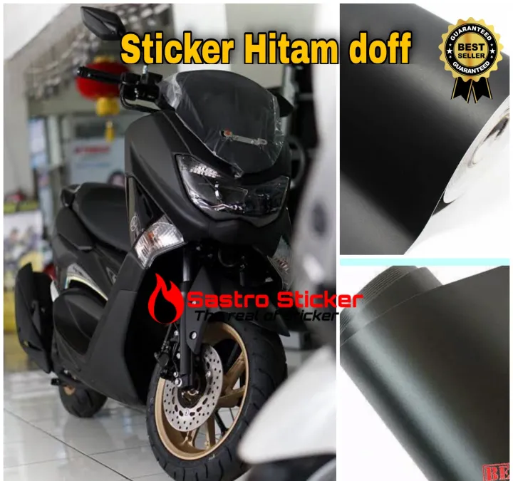 Sticker Skotlet Motor Hitam Doff Lazada Indonesia