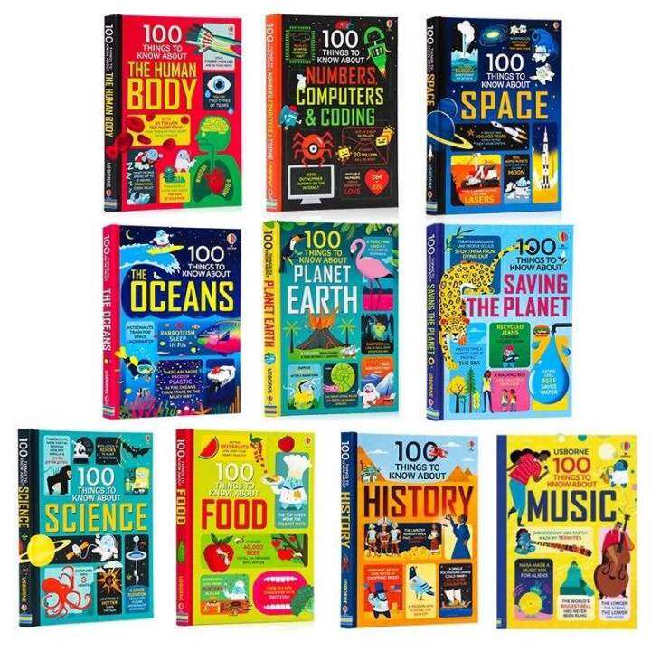 Usborne 100 Things to Know About : Series 10 Hardcover Book Set ,ชุด 10