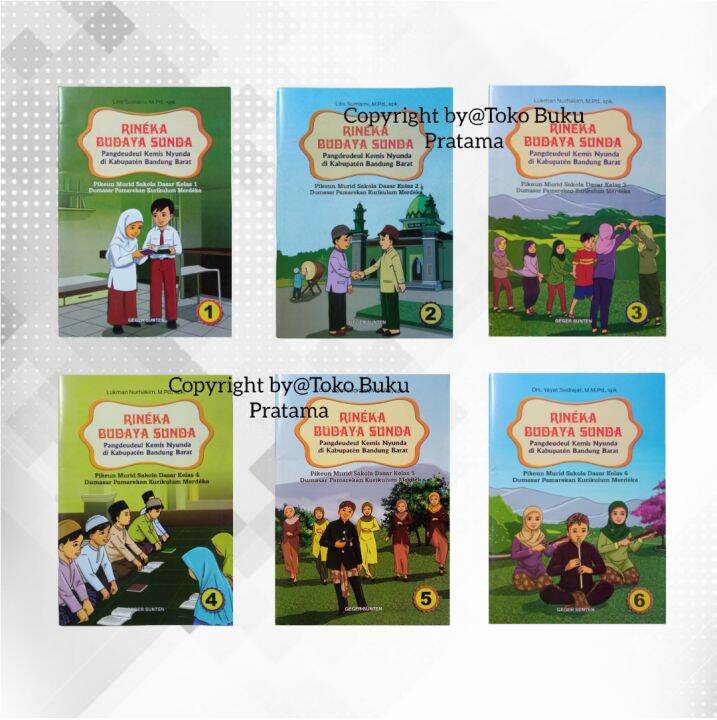 Buku Paket Rineka Budaya Bahasa Sunda Kelas 1,2,3,4,5,6 Sd/Mi - ORI ...