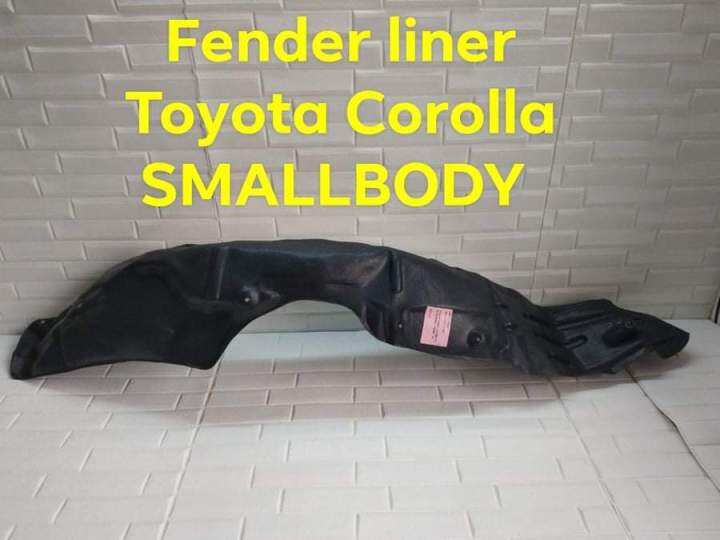 Fender liner Toyota Corolla Smallbody 19891992 Yr model Ee90 Set Front